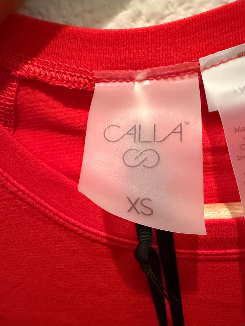 CALIA Red Seamless Long Sleeve Crew Neck Top - Picture 2 of 8